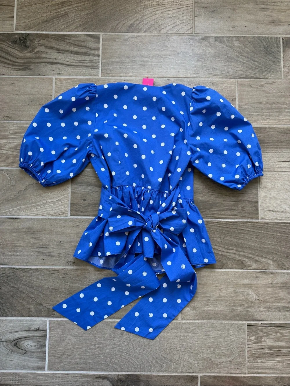 Preppy Lilly Pulitzer polka dot wrap blouse NWT size 2